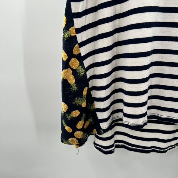 Westport Women's Scoop Neck Sleeveless Striped Blouse Multicolor Size Large - Picture 9 of 11